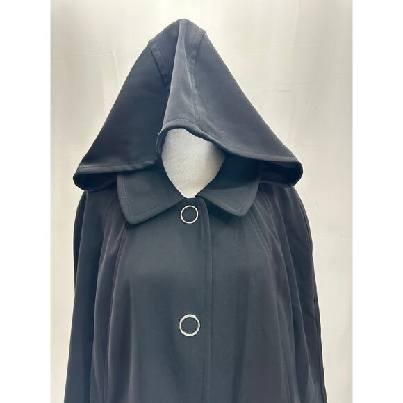 London Fog Collection Black Trench Jacket XL - Picture 6 of 7